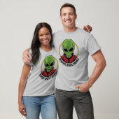 Grüner Außerirdischer T-Shirt (Unisex)