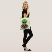 Grüner Außerirdischer Tasche (Am Model)