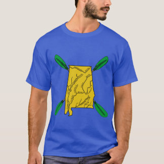 Grüner Bama Paddler Alabama Paddler Alabama Kayak T-Shirt