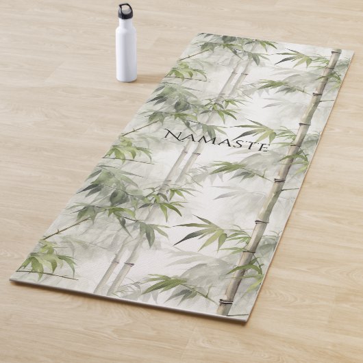 Grüner Bambus Achtsamkeit Yogamatte (Beispiel)