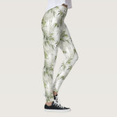 Grüner Bambus Achtsamkeits-Yoga Leggings (Rechts)