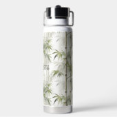 Grüner Bambus Achtsamkeits-Yoga Trinkflasche (Hinten)