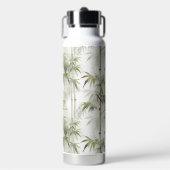 Grüner Bambus Achtsamkeits-Yoga Trinkflasche (Vorderseite)
