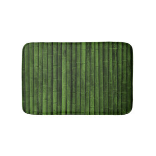 Grüner Bambus Badematte