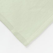 Grüner Bambus Fleecedecke (Ecke)