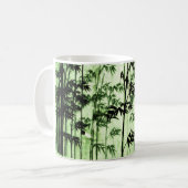 grüner Bambus - Green Bambus Kaffeetasse (Vorderseite Links)