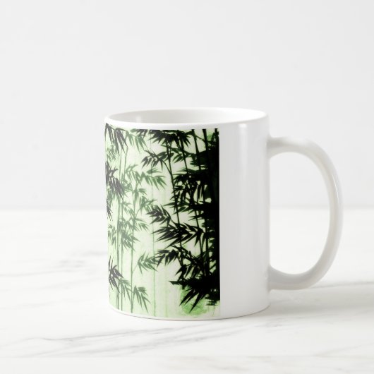 grüner Bambus - Green Bambus Kaffeetasse (Rechts)