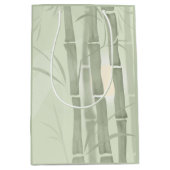 Grüner Bambus Mittlere Geschenktüte (Vorderseite)