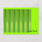 Grüner Bambus Postkarte (Vorderseite)
