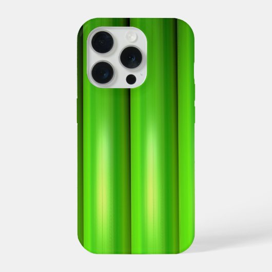 Grüner Bambus Satz iPhone Hülle (Rückseite)