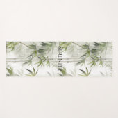 Grüner Bambus Serenität Yogamatte (Vorderseite (Horizontal))