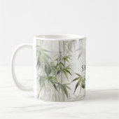 Grüner Bambus Serenity Buddha Kaffeetasse (Links)