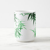 Grüner Bambuszweig Kaffeetasse (Mittel)