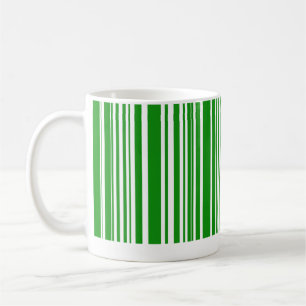 Grüner Barcode Kaffeetasse