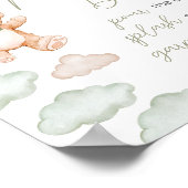 Grüner Bärenballon Bearly Wait Mama Osa Bar Poster (Ecke)