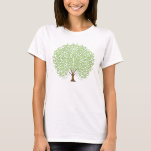 Grüner Baum-Behälter T-Shirt