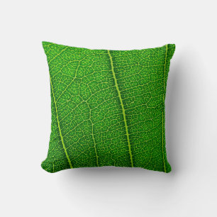 Grüner Baum Blatt Kissen