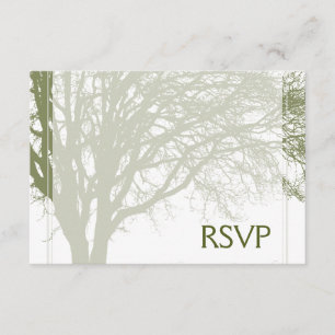 Grüner Baum des Lebens Bar Mitzvah UAWG RSVP Karte