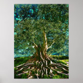 Grüner Baum des Lebens Poster (Vorne)