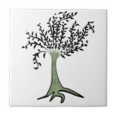 Grüner Baum Fliese (Vorderseite)