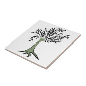 Grüner Baum Fliese (Seite)