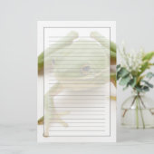 Grüner Baum-Frosch Briefpapier (Stehend Vorderseite)