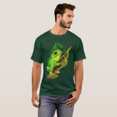 Grüner Baum-Frosch T-Shirt (Vorne ganz)