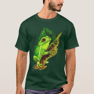 Grüner Baum-Frosch T-Shirt