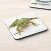 Grüner Baum-Frosch Untersetzer (Linke Seite)
