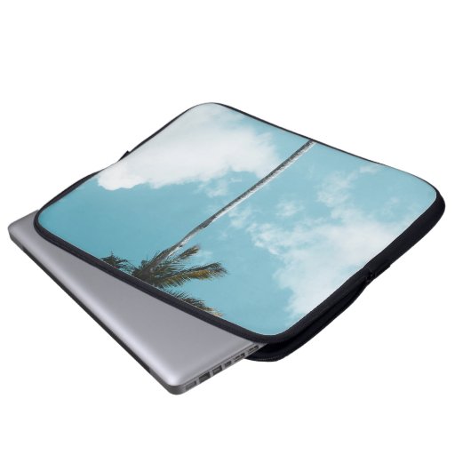 Grüner Baum Laptopschutzhülle (Vorne Knopf)