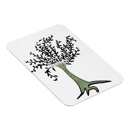 Grüner Baum Magnet (Rechte Seite)