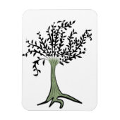 Grüner Baum Magnet (Vertikal)