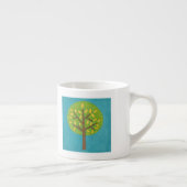 Grüner Baum mit gelben Blätter von Chariklia Zarri Espressotasse (Rechts)