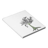 Grüner Baum Notizblock (angewinkelt)