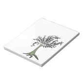 Grüner Baum Notizblock (Rotiert)