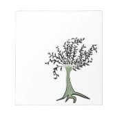 Grüner Baum Notizblock (Vorderseite)
