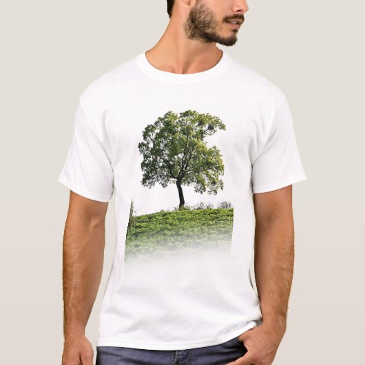 Grüner Baum v1 T-Shirt (Vorderseite)