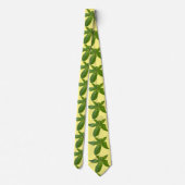 Grüner Baumfrosch auf Leaf, Nacktlee Krawatte (Rückseite)