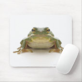 Grüner Baumfrosch (Hylidae cinerea) Mousepad (Mit Mouse)