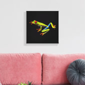 Grüner Baumfrosch Leinwanddruck (Insitu (Wohnzimmer))