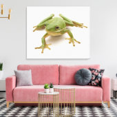 Grüner Baumfrosch Leinwanddruck (Insitu (Wohnzimmer))