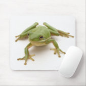 Grüner Baumfrosch Mousepad (Mit Mouse)