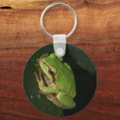 Grüner Baumfrosch-Schlüsselanhänger Schlüsselanhänger (Vorderseite)