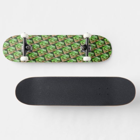Grüner Baumfrosch Skateboard (Horizontal)