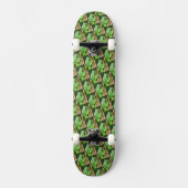 Grüner Baumfrosch Skateboard (Vorderseite)