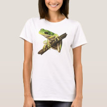 Grüner Baumfrosch-T - Shirt