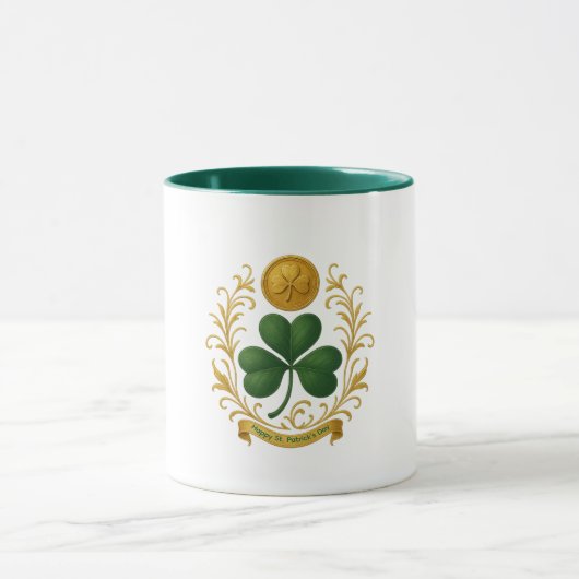 Grüner Becher - Frohen St. Patrick's Day Tasse (Zentrum)
