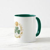 Grüner Becher - Frohen St. Patrick's Day Tasse (VorderseiteRechts)