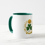 Grüner Becher - Frohen St. Patrick's Day Tasse (Vorderseite Links)
