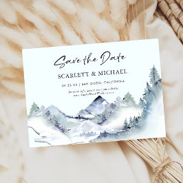 Grüner Berg Save the Date horizontal Einladung